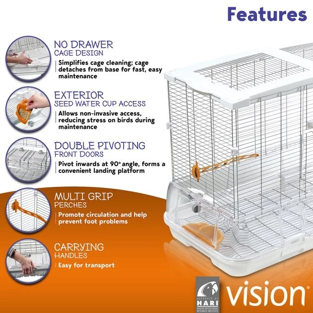 Vision II Model L01 Bird Cage 2 Vision II Model L01 Bird Cage - Image 2