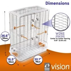 Vision II Model L12 Bird Cage -Outlet Hagen Store 101240 PT4. SY630 V1627619502