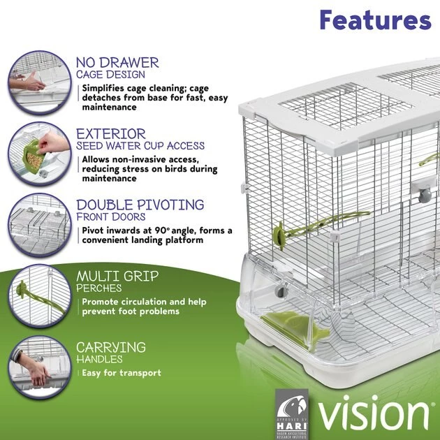 Vision II Model M01 Bird Cage 2 Vision II Model M01 Bird Cage - Image 2