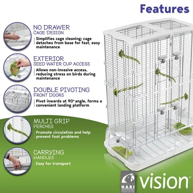 Vision II Model M02 Bird Cage 2 Vision II Model M02 Bird Cage - Image 2