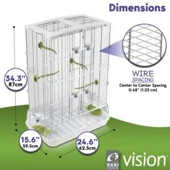 Vision II Model M02 Bird Cage 11 Vision II Model M02 Bird Cage -Outlet Hagen Store 101244 PT4. SY630 V1627610532