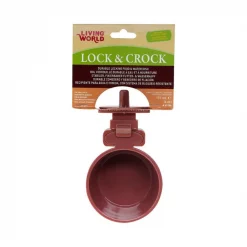 Living World Lock & Crock Dish Small Animal Bowl