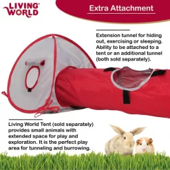 Living World Small Animal Tunnel, Color Varies -Outlet Hagen Store 101601 PT2. SY630 V1627689377