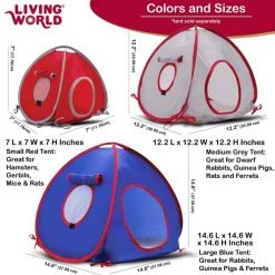 Living World Small Animal Tunnel, Color Varies -Outlet Hagen Store 101601 PT6. SY630 V1627689374
