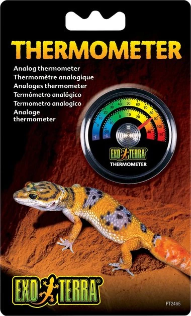 Exo Terra Analog Thermometer for Reptiles 1 Exo Terra Analog Thermometer for Reptiles