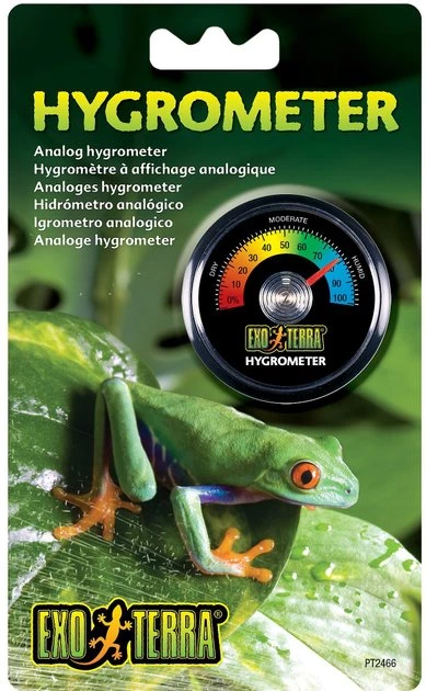 Exo Terra Analog Hygrometer for Reptiles 1 Exo Terra Analog Hygrometer for Reptiles