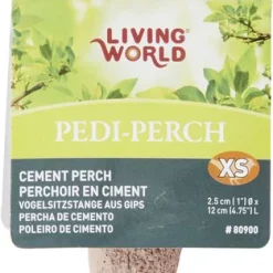 Living World Pedi-Perch Cement Bird Perch