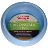 Living World Blue Ergonomic Small Pet Dish