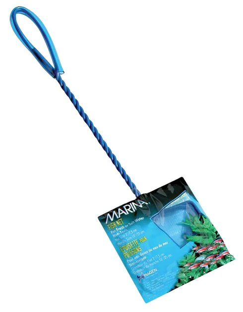Marina Fine Blue Nylon Net with Handle 1 Marina Fine Blue Nylon Net with Handle