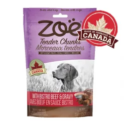Zoe Tender Chunks Beef & Gravy Grain-Free Dog Treats