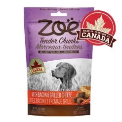 Zoe Tender Chunks Cheese & Bacon Grain-Free Dog Treats