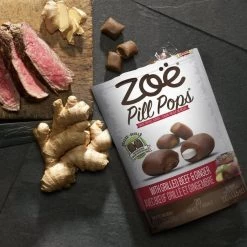 Zoe Pill Pop Grilled Beef with Ginger Dog Treats -Outlet Hagen Store 123240 PT6. SY630 V1627690381