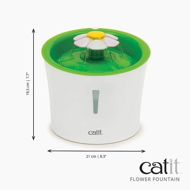 Catit Flower Plastic Cat Fountain 2 Catit Flower Plastic Cat Fountain - Image 2