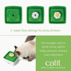 Catit Mini Flower Plastic Cat Fountain -Outlet Hagen Store 151264 PT3. SY630 V1628020012