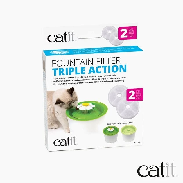 Catit Triple Action Pet Fountain Filter 6 Catit Triple Action Pet Fountain Filter - Image 6