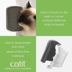 Catit Senses 2.0 Self Groomer Cat Brush -Outlet Hagen Store 151436 PT2. SY630 V1628018516