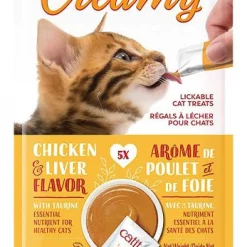 Catit Creamy Chicken & Liver Flavor Lickable Cat Treats