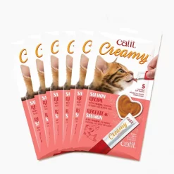 Catit Creamy Salmon Flavor Lickable Cat Treats