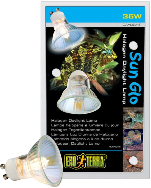 Exo Terra Sun Glo Halogen Daylight Reptile Lamp 1 Exo Terra Sun Glo Halogen Daylight Reptile Lamp