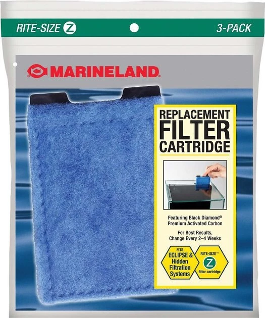 Marineland||Marina Marineland Eclipse Rite-Size Z Filter Cartridge, 3 count & Marina Floating Thermometer with Suction Cup for Aquariums 2 Marineland||Marina Marineland Eclipse Rite-Size Z Filter Cartridge, 3 count & Marina Floating Thermometer with Suction Cup for Aquariums - Image 2