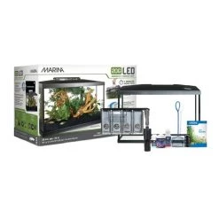 Flipper by Ollie and Hutch||Marina Flipper by Ollie & Hutch Neptune Fish Aquarium Stand, 20-gal + Marina LED Aquarium Kit, 20-gal -Outlet Hagen Store 567878 PT5. SY630 V1657659989