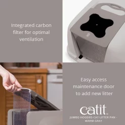 Catit Jumbo Hooded Cat Pan -Outlet Hagen Store 64829 PT4. SY630 V1628020650