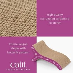 Catit Chaise-Shape Scratcher with Catnip 8 Catit Chaise-Shape Scratcher with Catnip -Outlet Hagen Store 64936 PT2. SY630 V1628018517