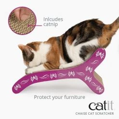 Catit Chaise-Shape Scratcher with Catnip 9 Catit Chaise-Shape Scratcher with Catnip -Outlet Hagen Store 64936 PT3. SY630 V1628019684