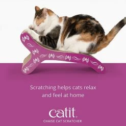 Catit Chaise-Shape Scratcher with Catnip 10 Catit Chaise-Shape Scratcher with Catnip -Outlet Hagen Store 64936 PT4. SY630 V1628020299