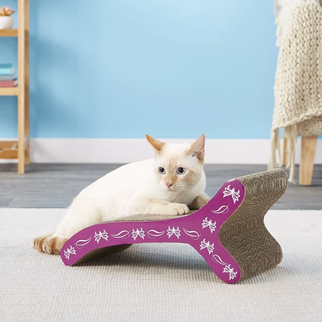 Catit Chaise-Shape Scratcher with Catnip 6 Catit Chaise-Shape Scratcher with Catnip - Image 6