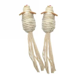 Catit Cornhusk & Raffia Mice Cat Toy