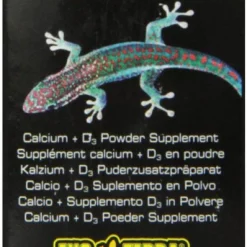Exo Terra Calcium + Vitamin D3 Powder Reptile Supplement