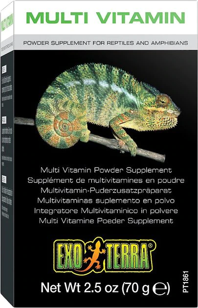 Exo Terra Multi Vitamin Reptile & Amphibian Supplement 1 Exo Terra Multi Vitamin Reptile & Amphibian Supplement