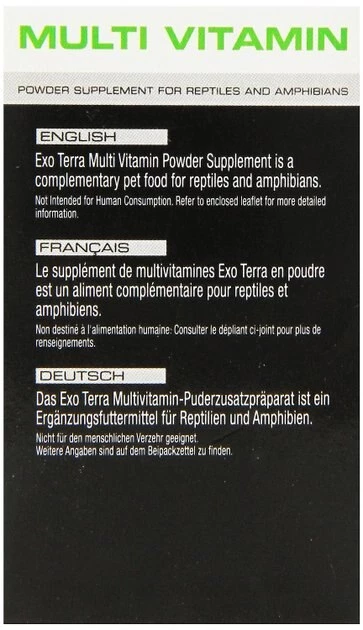 Exo Terra Multi Vitamin Reptile & Amphibian Supplement 2 Exo Terra Multi Vitamin Reptile & Amphibian Supplement - Image 2
