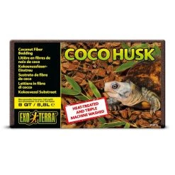 Exo Terra Coco Husk Brick Tropical Terrarium Reptile Substrate