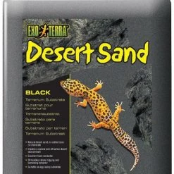 Exo Terra Desert Sand Terrarium Reptile Substrate, Black