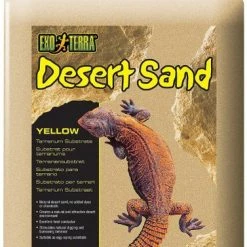 Exo Terra Desert Sand Terrarium Reptile Substrate, Yellow