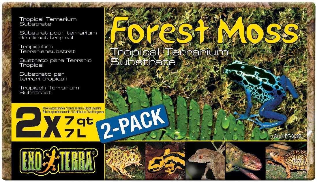 Exo Terra Forest Moss Tropical Terrarium Reptile Substrate 1 Exo Terra Forest Moss Tropical Terrarium Reptile Substrate