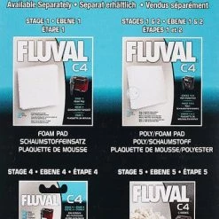 Fluval C4 Zeo-Carb Filter Media -Outlet Hagen Store 96573 PT2. SY630 V1489185551