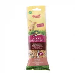 Living World Vegetable Rabbit Stick Treats