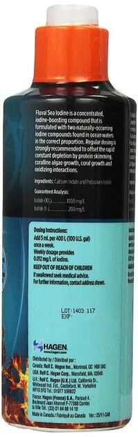 Fluval Sea Iodine Aquarium Water Conditioner 2 Fluval Sea Iodine Aquarium Water Conditioner - Image 2