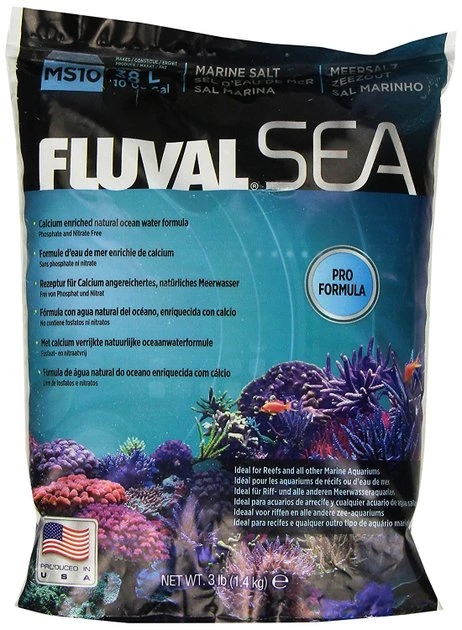 Fluval Sea Marine Salt Aquarium Water Conditioner 1 Fluval Sea Marine Salt Aquarium Water Conditioner